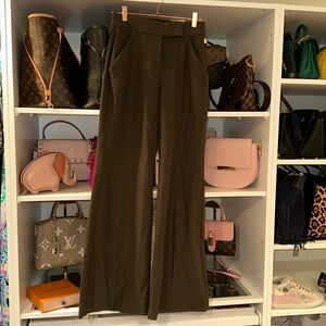 NWT Express super high rise flare trousers
